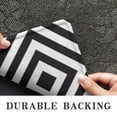 thumbnail image 6 of Black White Square Checkered Pattern Door Rugs,Washable Non Slip Door Mats Indoor,Decorative Door Mats,Entry Mat Indoor for Entrance,Bedroom,Kitchen,Bathroom,16"x47", 6 of 6