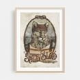 thumbnail image 2 of Salty Blood - Drawing Cat Surrealism Vintage Quote Modern Art Retro Wildlife Unframed Wall Art Print 40 x 60 inches, 2 of 16