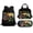 American Soccer Ball, variant on FUIALDOLG 3PCS School Backpack for Girls – 17 Inch Lightweight Bookbag Set with Lunch Bag and Pencil Case, School Essentials for Teens Soccer Ball Art Print