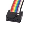 thumbnail image 2 of 50cm 10 Pin 10 F/F Conector IDC de cable de cinta plana de color Arco iris 2pcs, 2 of 3