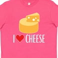 thumbnail image 4 of Inktastic I Love Cheese Funny Cheese Lover Youth T-Shirt, 4 of 5