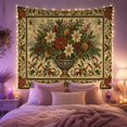 thumbnail image 2 of Framed Cute Animals with Ornate Classical Urn Deep, Cozy Farmhouse for Farmhouse Decor Lovers, Aesthetic Wall Decor, Christmas Gift, Tapestry Wall Hanging for Dorm and Living Room, 2 of 7