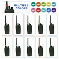 thumbnail image 5 of Uxcell Two Way Radio Antenna Rubber Rings Color Bands, 10 Pcs Antenna Protective Cover for Handheld Walkie-talkie XIR P8668 P8660 P6600 P6620 P6620i P8668i GP328D GP338D, Multicolor, 5 of 7
