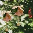thumbnail image 4 of hengsof Christmas Metal Gold Jingle Bells, Gold Bells with Red Bow and Berry Tree Hanging Ornament, Xmas Ornament ringbell for Christmas Tree Pendant Holiday Decoration, 4 of 6