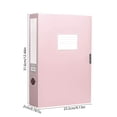A4 Document Box 2 CM thick, Foldable File Storage Box, Thickened ...