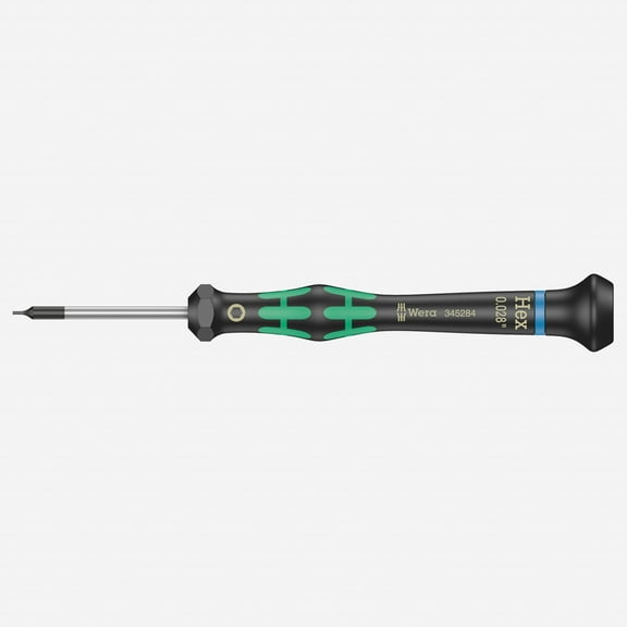 Wera 345284 0.028" x 40mm Kraftform Micro Hex Precision Screwdriver