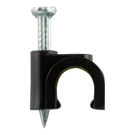 GE 25pk Coaxial Cable Stables, Black