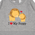 thumbnail image 3 of Inktastic I Love My Poppy Grandpa Baby Sweatshirt, 3 of 4