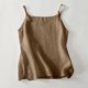 thumbnail image 2 of Vestidos Casuales Para Mujer, Blusas De Mujer De Moda Camisola de mujer con escote en V, hebilla ajustable y tirantes de lino sintético, 2 of 8