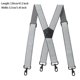 thumbnail image 2 of Heavy Duty Suspenders Big Tall 37cm Width With 4 Swivel Hook Belt X Back Work Braces Adjustable Elastic For Men Women Fashion, 2 of 5