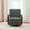 Gray, variant on Modern Swivel Accent Chair with  Upholstery and Solid Wood Armrests, Cozy Lounge Chair for Any Space