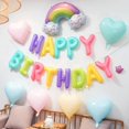 thumbnail image 3 of 1pc 18 Pulgadas Macaron Color Caramelo Globos Corazón Estrella Helio Para Fiesta De Cumpleaños Decoración De Boda Juguetes Para Niños, 3 of 4