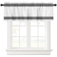 thumbnail image 2 of Farmhouse Stripes Black And White Curtains Home r Living Room Kitchen Balcony Room Window Curtain Bedroom Patio ration, 2 of 5