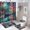 Ship-7, variant on Fantasy Ship Print Shower Curtain Set 4-Set Moonlight Night Scene Magical Bathroom Decor Set U-Mat ,Floor Mat ,Toilet Cover Mat,Shower Curtain with 12 Hooks,72inx72in