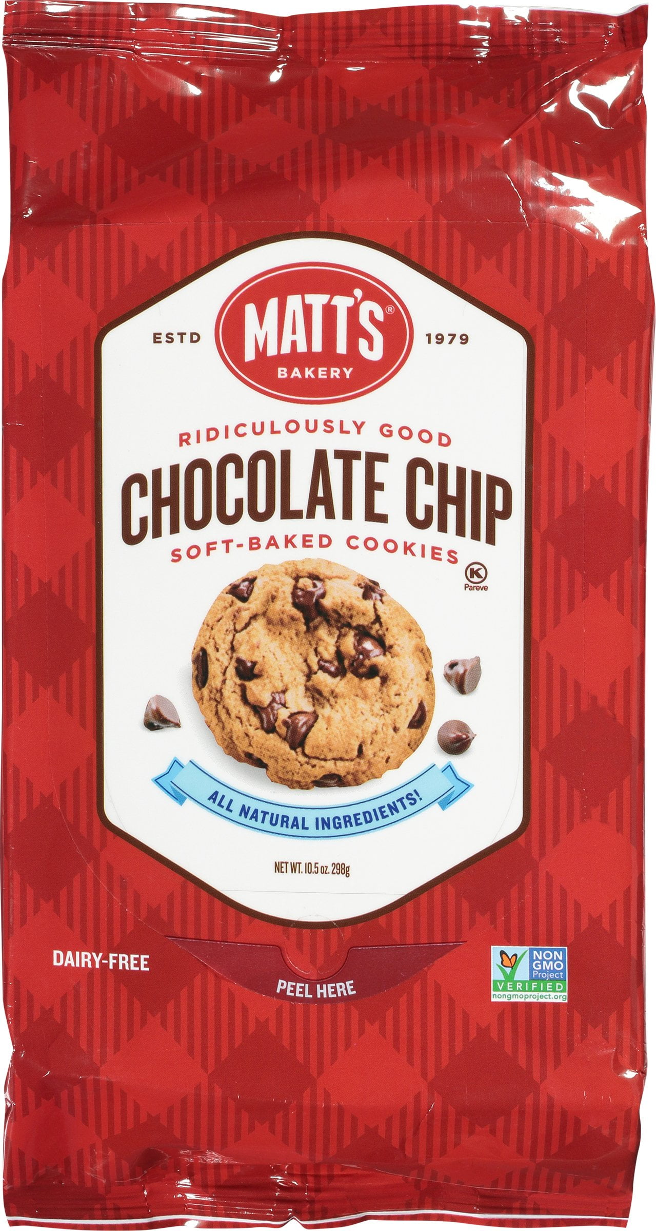 MATT'S CHOCOLATE CHIP COOKIES 10.5 OZ