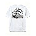 thumbnail image 2 of Men's Skull Trust No One Graphic T-Shirt Cotton White Short Sleeve Crewneck Oversized, 2 of 9