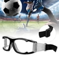 thumbnail image 2 of NFTIGB Gafas Deportivas de Entrenamiento para Baloncesto Fútbol Marco de Protección Anti-Impacto Negro, 2 of 8
