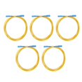 thumbnail image 1 of 5PCS Optical Fiber Extension Cable Single Mode LSZH Sheath Fiber Optic Jumper Cord Telecom Grade, 1 of 5