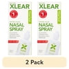 (2 pack) Xlear Natural Saline Nasal Spray, 0.75 fl oz (22 ml)