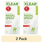 (2 pack) Xlear Natural Saline Nasal Spray, 0.75 fl oz (22 ml)