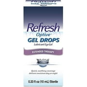Refresh Optive Gel Drops 0.33 Fl Oz (10 mL) Per Bottle - 2 Bottles by Refresh