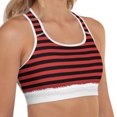 thumbnail image 1 of Débardeurs Dos Nageur pour Femmes Col Rond Imprimé Sans Manches Crop Tops Décontractés Confortables Ajustés pour l'Été, 1 of 7