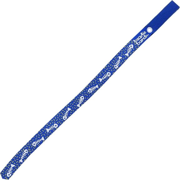 Beastie Bands Cat Collar Fish Bones Blue