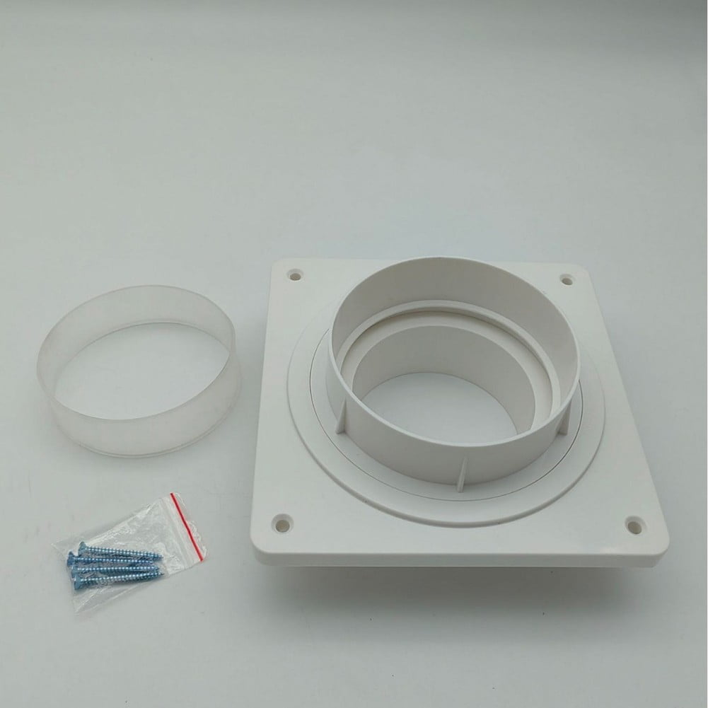 Quick Connect Dryer Vent Kit Wall Plate for Secure Ventilation Connection
