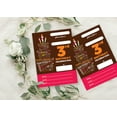thumbnail image 5 of Darling Souvenir Brown Birthday Invitation Card 28 Pcs Fill or Write In Blank Invites Printable Party Supplies 5 x 7 Inches, 5 of 5