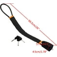 thumbnail image 5 of KAYCENTOP Car Steering Wheel Lock, Seat Belt Lock, Anti-Theft Device, Max 17 Inch Length, Small and Light-Weight, Multi-Functional, Fit Most Vehicle, SUV, Golf Cart Security (Black), 5 of 7