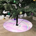 thumbnail image 2 of FMSHPON Rainbow Magic Unicorn Cloud Xmas Christmas Tree Skirt Stand Mat for Holiday Party Decoration Indoor Outdoor 36 inches, 2 of 3