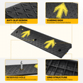 thumbnail image 4 of Magshion 2 Pieces Rubber Curb,2" Rise 39" Length Heavy Duty Loading Driveway Ramp for Cars, Wheelchair, 4 of 8