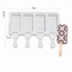 thumbnail image 1 of Molde de silicona for paletas for helado casero, golosinas congeladas y cubitos de hielo, sin BPA, fácil de usar, diseño de 6 cavidades, 1 of 2