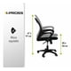 thumbnail image 5 of Silla de Escritorio Oficina Ergonómica Reclinable Con Soporte de Espalda gris 6.49 pulg X-PROSS Con Soporte de Espalda, 5 of 7
