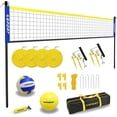 thumbnail image 1 of Sistema de red de voleibol Furypiont con anclajes de arena y bomba, 1 of 5