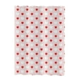 thumbnail image 2 of Kugisaki Pink Heart Shower Curtain Valentine's Day Shower Curtain Sweet Love Bath Curtain with Hooks Bathroom Decor Romantic Gifts 70.8x35.4in, 2 of 6