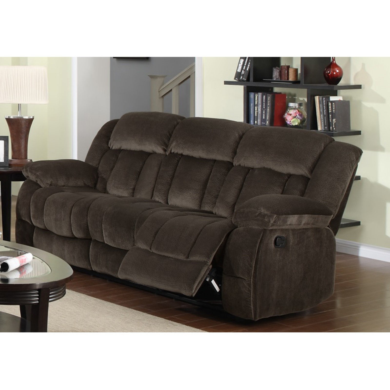 Sunset Trading Teddy Bear Reclining Sofa