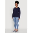 thumbnail image 4 of Womens Plus Size Basic Long Sleeve Crew Neck T-Shirt, 4 of 5