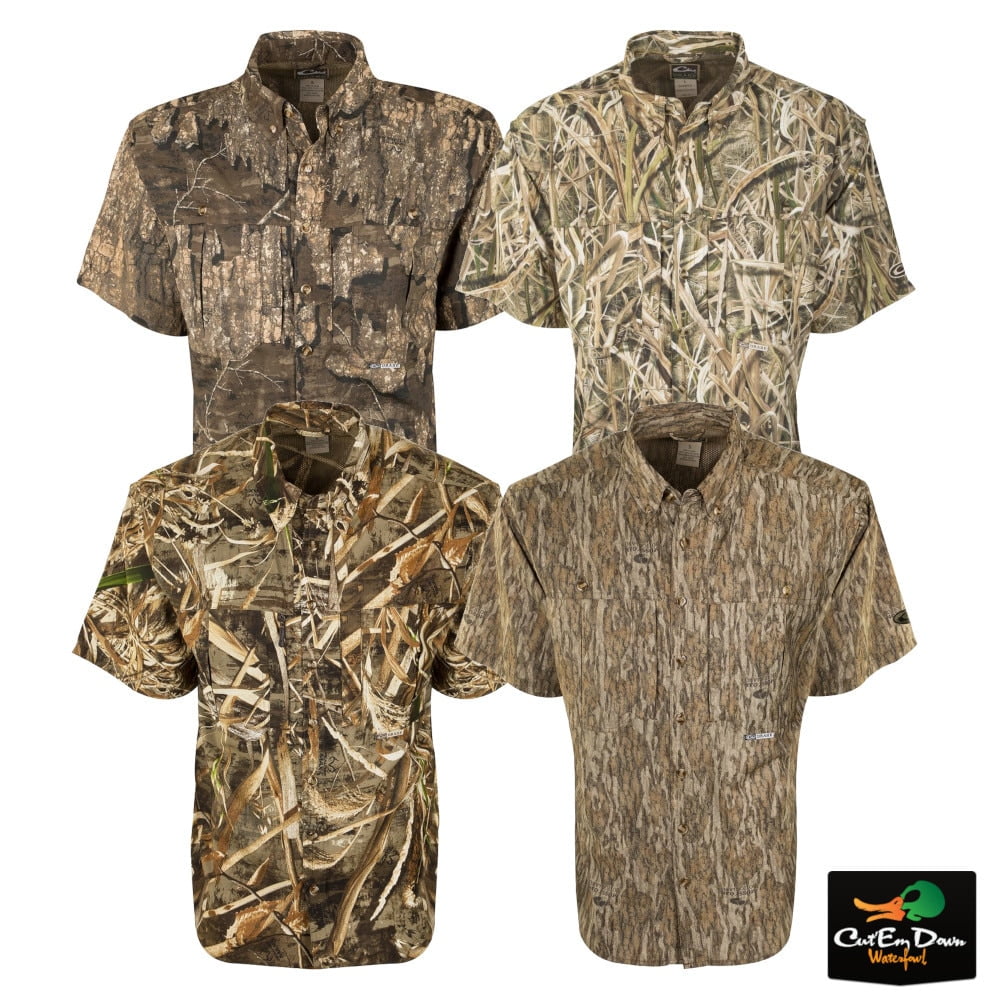 Drake Waterfowl DRAKE WATERFOWL SHORT SLEEVE CAMO VENTED WINGSHOOTER
