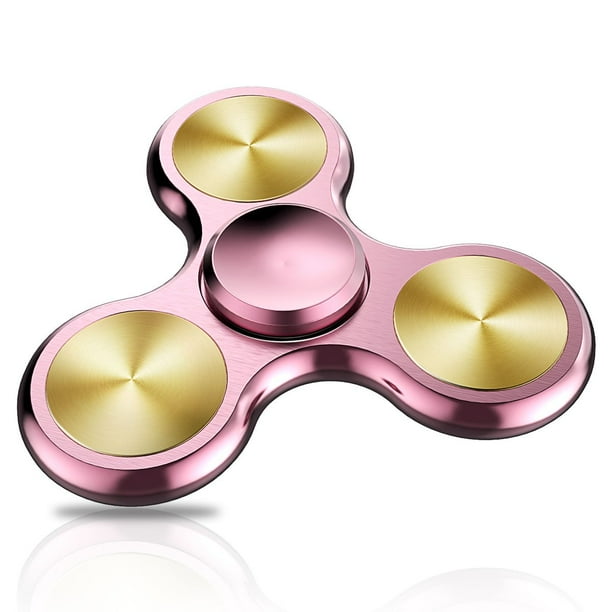 Atesson Fidget Spinner Juguete Ultra Durable Rodamiento de Acero Inoxidable Alta Velocidad Precisión Material Metálico Mano Spinner Enfoque Ansiedad Alivio del Estrés Aburrimiento Matar Tiempo Juguete