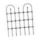 thumbnail image 3 of Enrejado de jardín para plantas trepadoras, tubo de hierro, soporte metálico, pantalla de privacidad metálica negro, 3 of 8