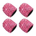 thumbnail image 5 of HLONK 4pcs Car Valves Stem Caps Tire Caps Rhinestone Universal Car Valves Core, 5 of 5