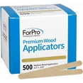 thumbnail image 1 of ForPro Professional Collection Bois de Qualité Supérieure, Non Stérile, Applicateurs d'Épilation et de Cire, Moyen, 4,5” L x 0,375” L, Lot de 500, 1 of 7