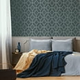 thumbnail image 4 of Asscher Geo Teal Wallpaper, 4 of 4