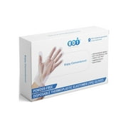 EDI TPE Food Service Gloves (Medium, 200 pcs) (Clear) - Powder-Free, Latex-Free