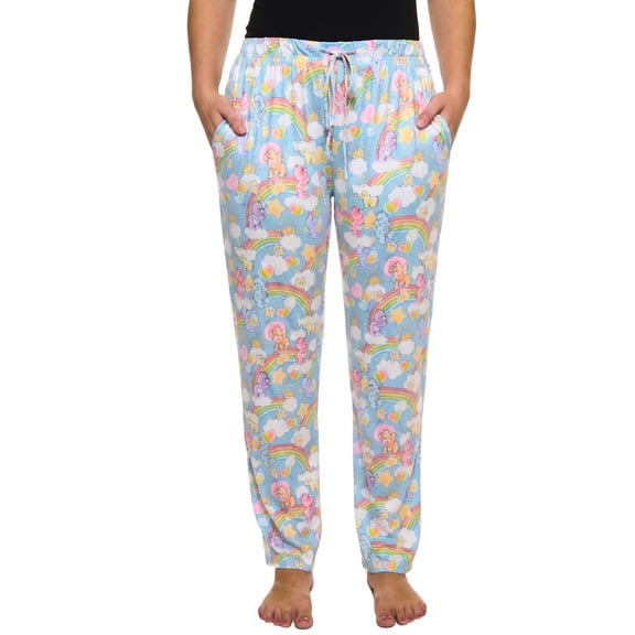 Care Bears Women's Blue Pajama Pants: Cheer, Bedtime & Share Bear Sleepwear