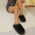 thumbnail image 3 of Women's Plush Lined Slippers Indoor Outdoor Memory Foam House Shoes, 3 of 5
