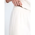 thumbnail image 4 of Free Assembly Women's and Women's Plus Wide Leg Sueded Terry Sweatpants, 30" Inseam, Sizes XS-4X, 4 of 6