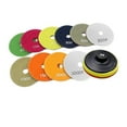 thumbnail image 5 of 10Pcs Grinding Discs with Backer Pad,Diamond Polishing Pads, Granite Stone Polish Pad for Stone Grinder Marble Concrete 4inch, 5 of 7