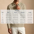 thumbnail image 3 of Kaemgyyd Mens Long Sleeve Shirts V Neck Casual Golf Shirt Fall Fashion Collared Pullover Soft Comfy Clothes（Khaki,3X-Large）, 3 of 7